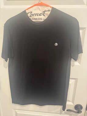 Diesel Black Short Sleeve Crew Tee with Small Chest Emblem